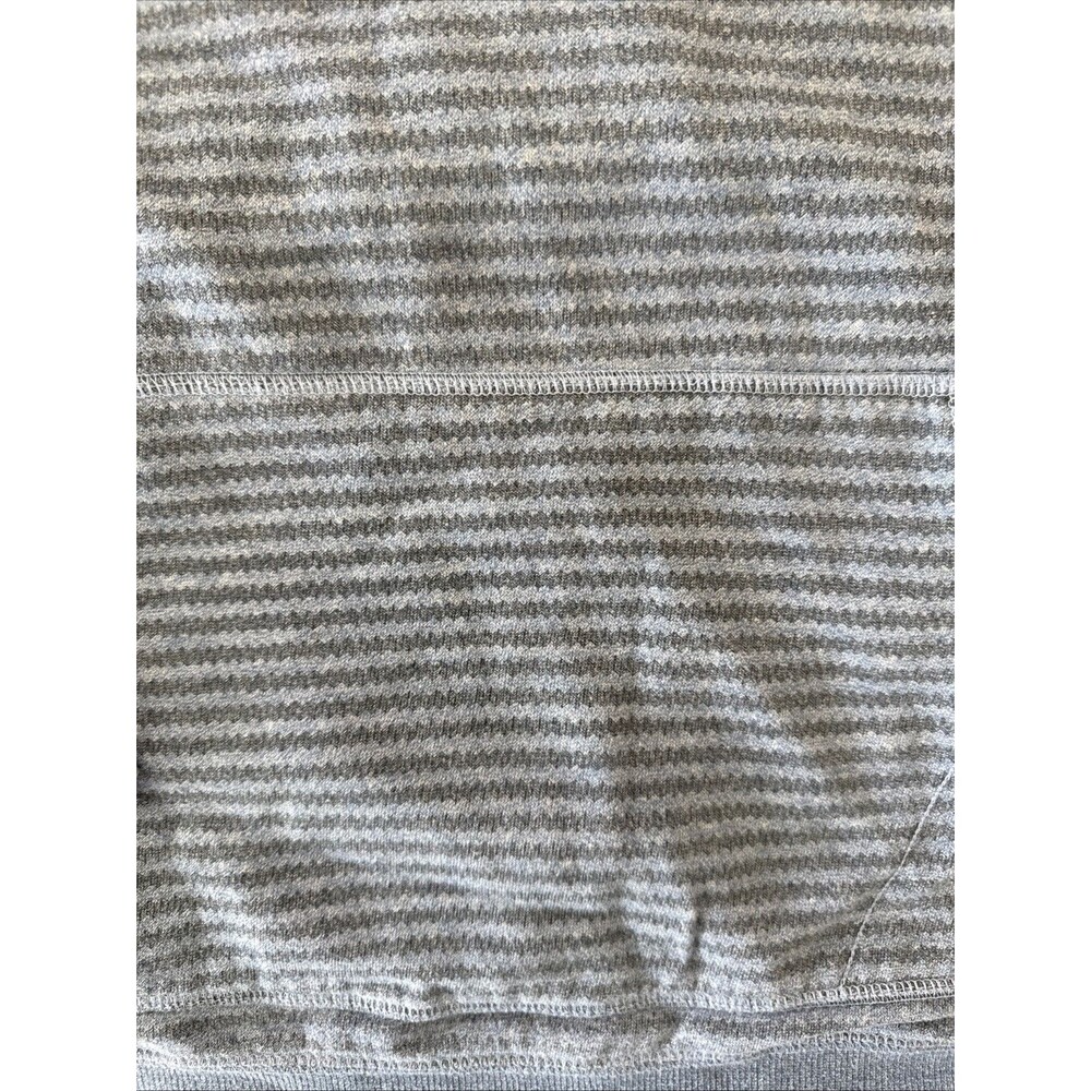 Levi’s Levi Strauss Co. Men’s Grey Striped Sweatshirt Pullover Hoodie Small - Picture 2 of 16